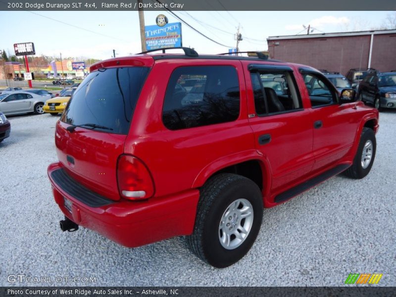 Flame Red / Dark Slate Gray 2002 Dodge Durango SLT 4x4