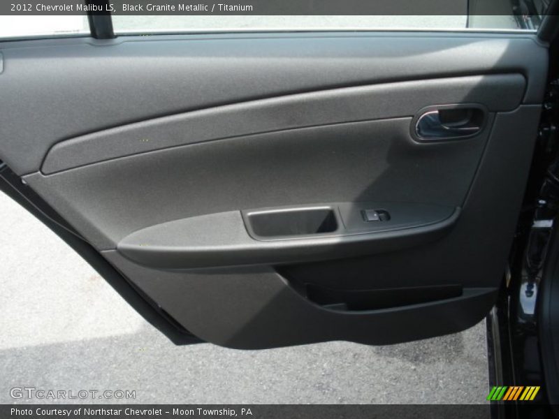 Black Granite Metallic / Titanium 2012 Chevrolet Malibu LS