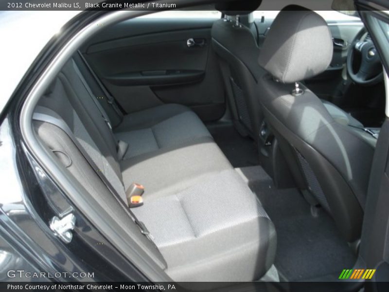Black Granite Metallic / Titanium 2012 Chevrolet Malibu LS