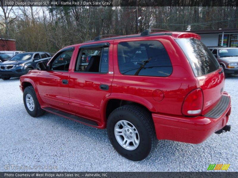 Flame Red / Dark Slate Gray 2002 Dodge Durango SLT 4x4