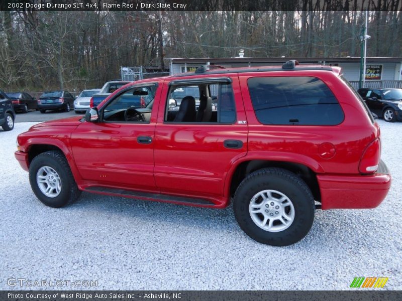 Flame Red / Dark Slate Gray 2002 Dodge Durango SLT 4x4