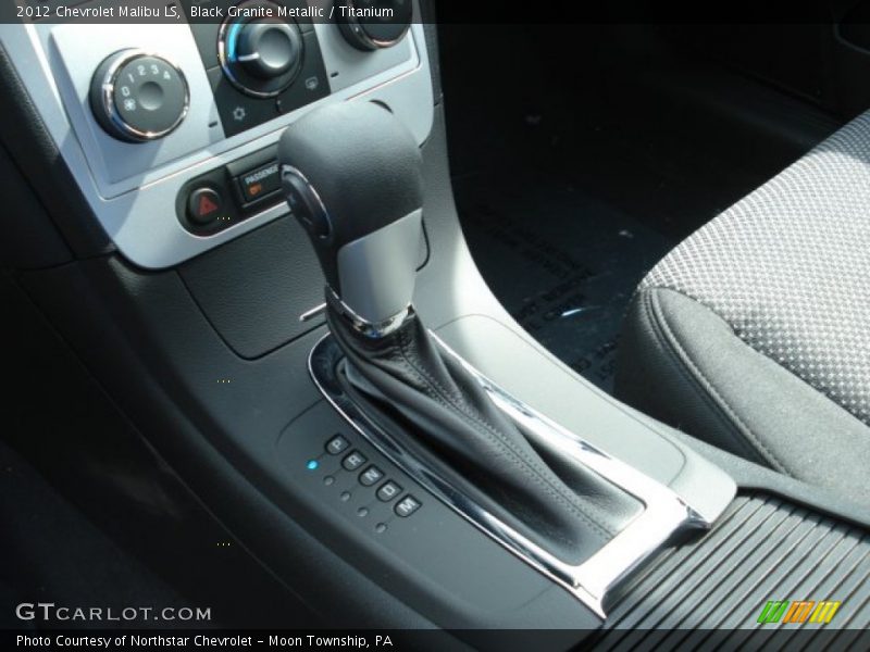 Black Granite Metallic / Titanium 2012 Chevrolet Malibu LS
