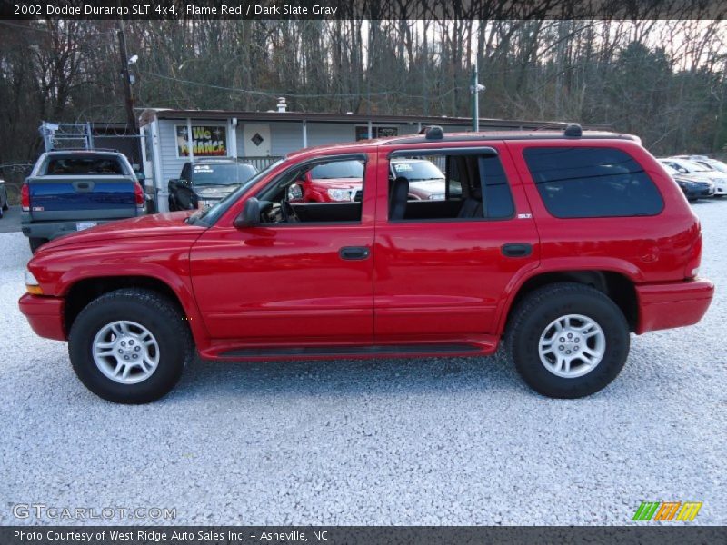 Flame Red / Dark Slate Gray 2002 Dodge Durango SLT 4x4