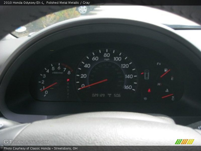 Polished Metal Metallic / Gray 2010 Honda Odyssey EX-L