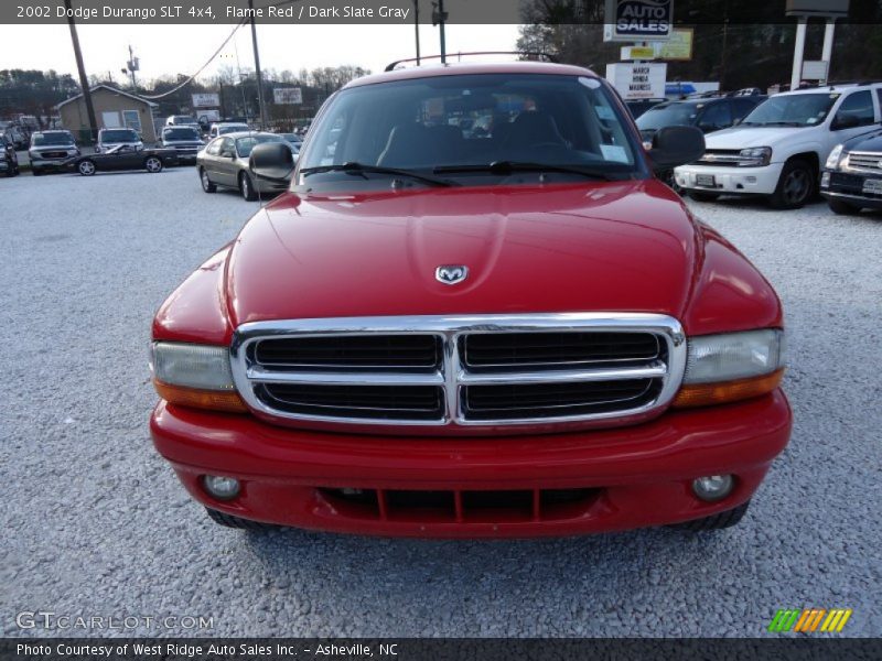 Flame Red / Dark Slate Gray 2002 Dodge Durango SLT 4x4