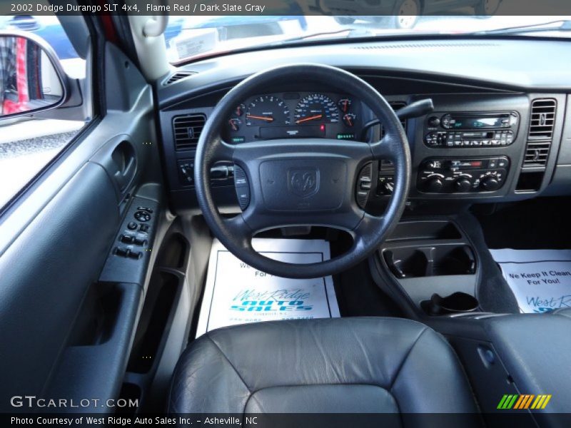 Flame Red / Dark Slate Gray 2002 Dodge Durango SLT 4x4