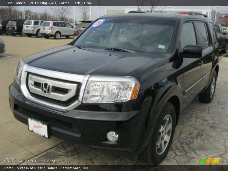 Formal Black / Gray 2009 Honda Pilot Touring 4WD