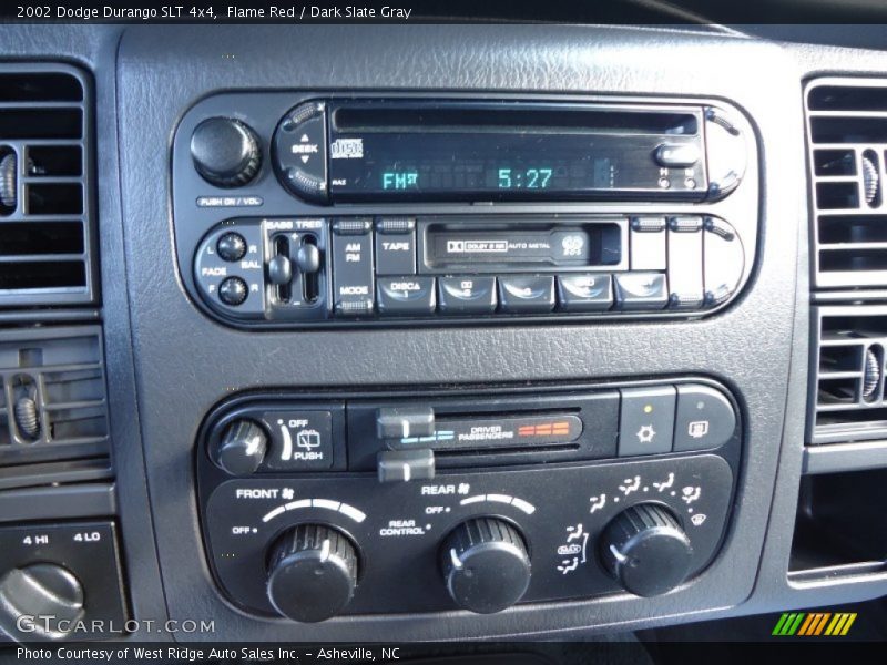 Controls of 2002 Durango SLT 4x4