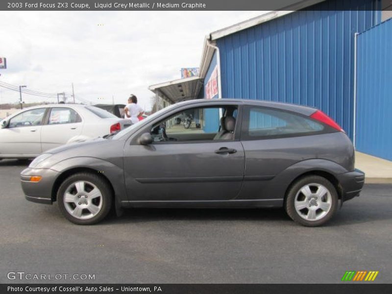 Liquid Grey Metallic / Medium Graphite 2003 Ford Focus ZX3 Coupe