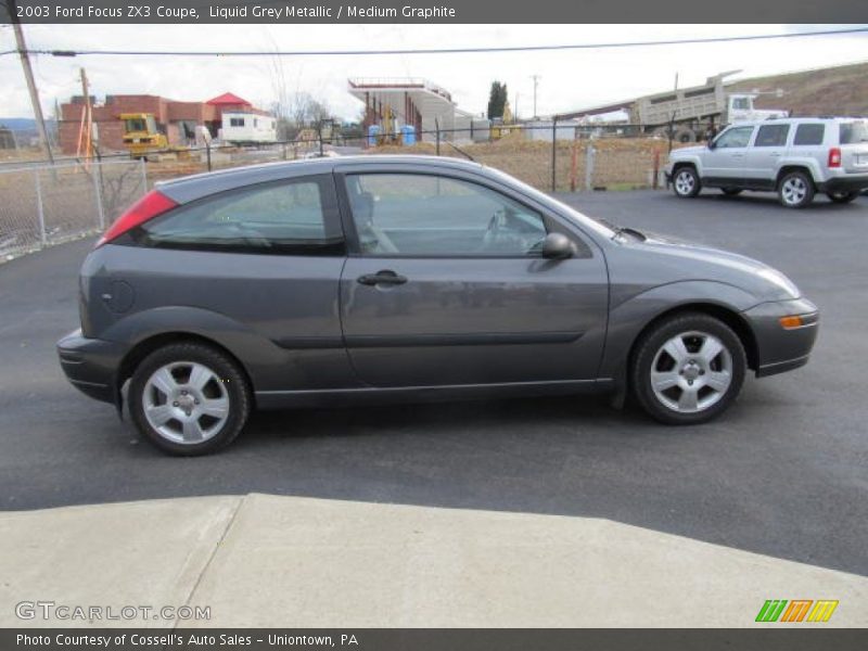 Liquid Grey Metallic / Medium Graphite 2003 Ford Focus ZX3 Coupe