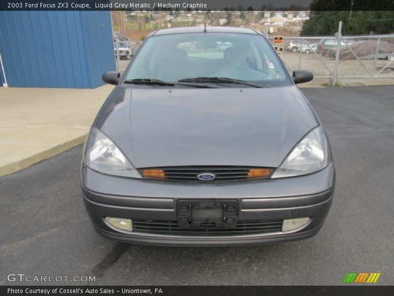 Liquid Grey Metallic / Medium Graphite 2003 Ford Focus ZX3 Coupe
