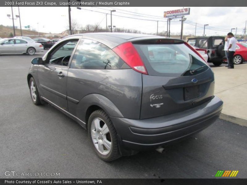 Liquid Grey Metallic / Medium Graphite 2003 Ford Focus ZX3 Coupe