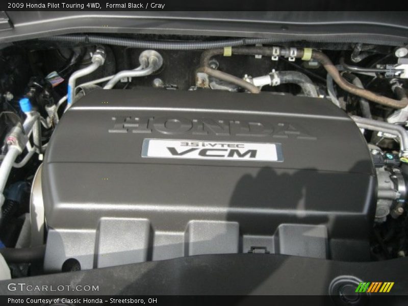 Formal Black / Gray 2009 Honda Pilot Touring 4WD