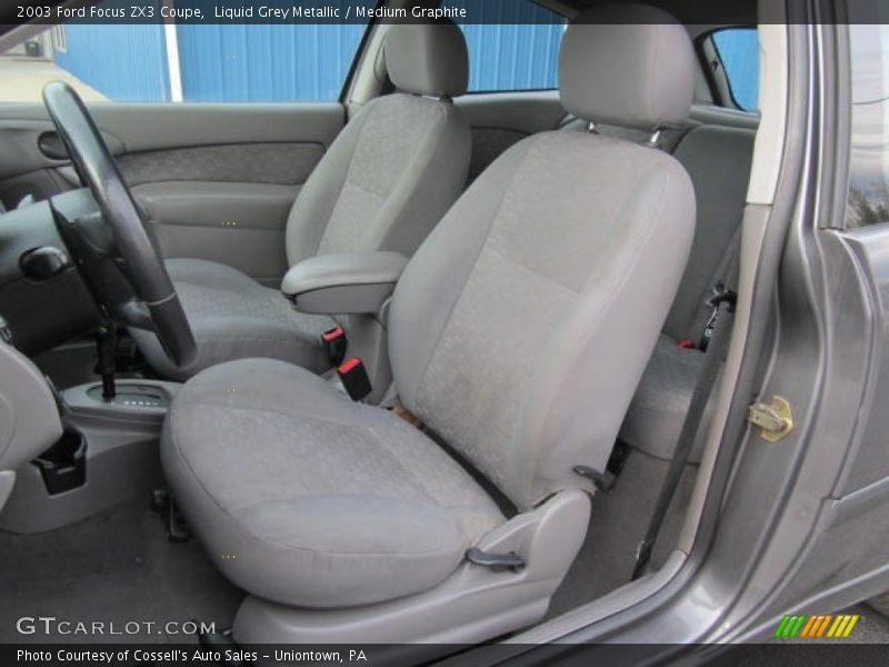 Liquid Grey Metallic / Medium Graphite 2003 Ford Focus ZX3 Coupe
