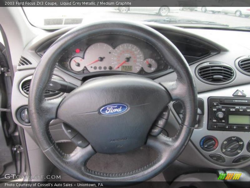 Liquid Grey Metallic / Medium Graphite 2003 Ford Focus ZX3 Coupe