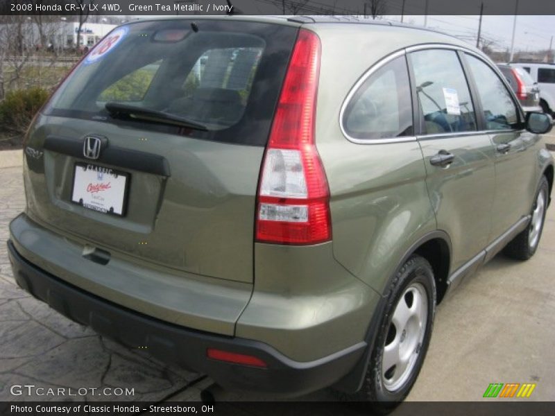 Green Tea Metallic / Ivory 2008 Honda CR-V LX 4WD