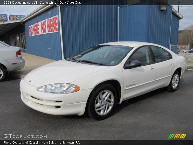 Stone White / Dark Slate Gray 2001 Dodge Intrepid SE