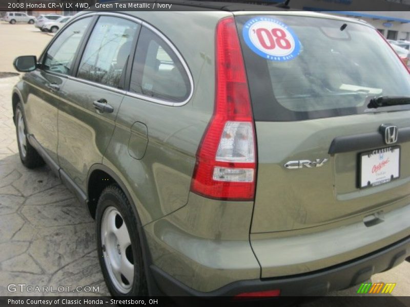 Green Tea Metallic / Ivory 2008 Honda CR-V LX 4WD