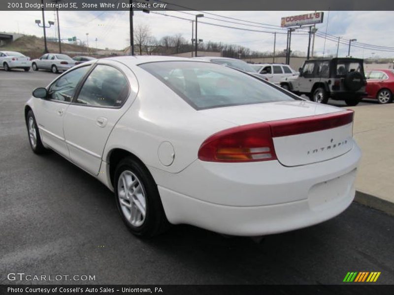 Stone White / Dark Slate Gray 2001 Dodge Intrepid SE