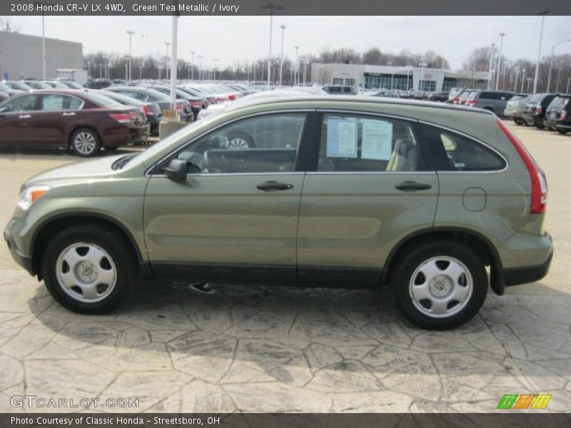 Green Tea Metallic / Ivory 2008 Honda CR-V LX 4WD