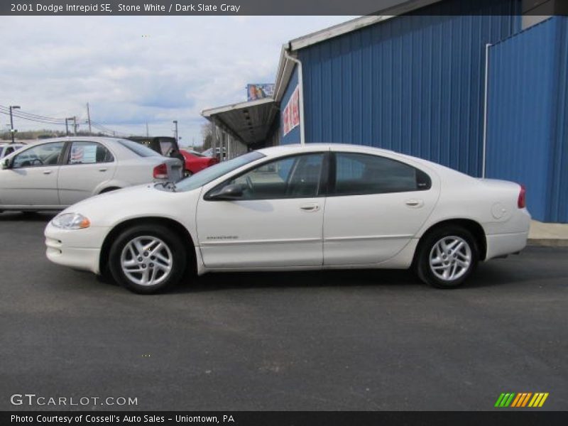 Stone White / Dark Slate Gray 2001 Dodge Intrepid SE