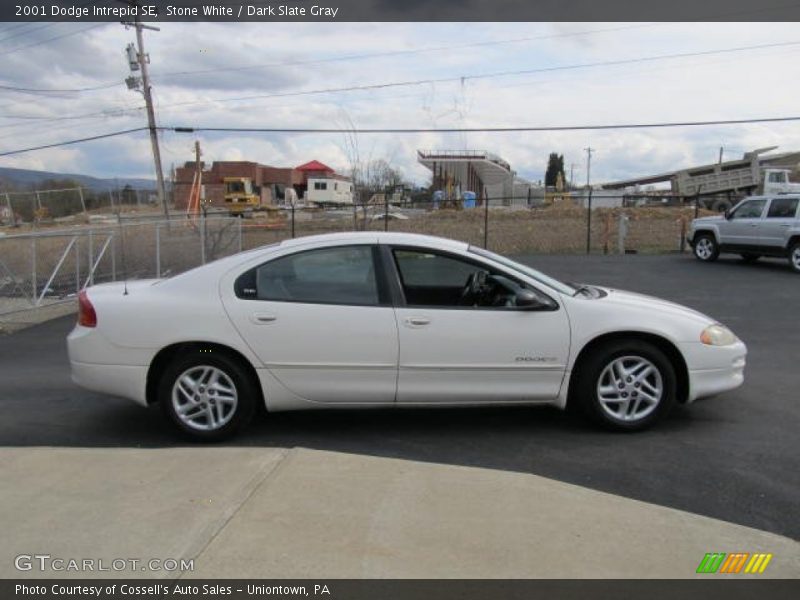 Stone White / Dark Slate Gray 2001 Dodge Intrepid SE