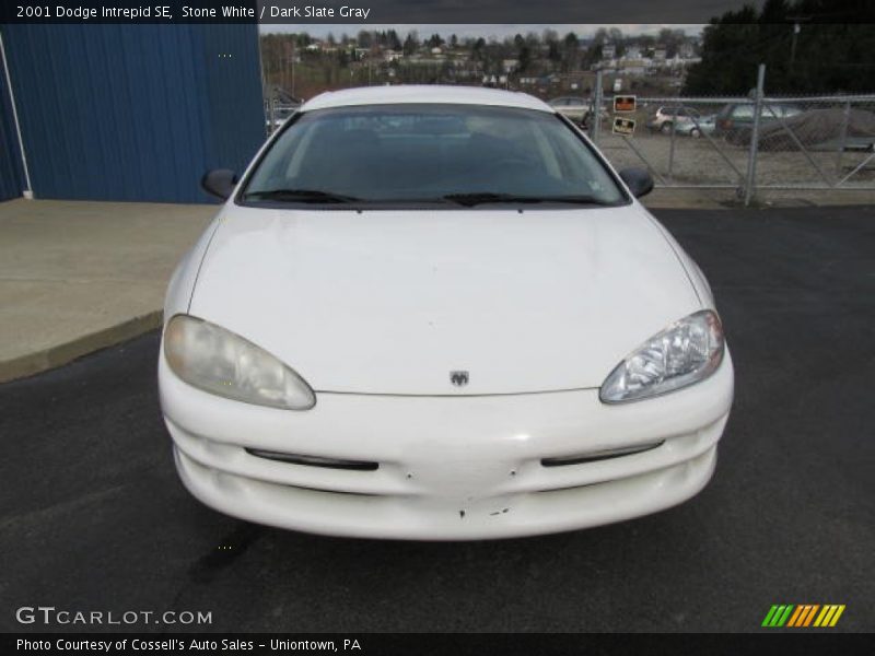 Stone White / Dark Slate Gray 2001 Dodge Intrepid SE