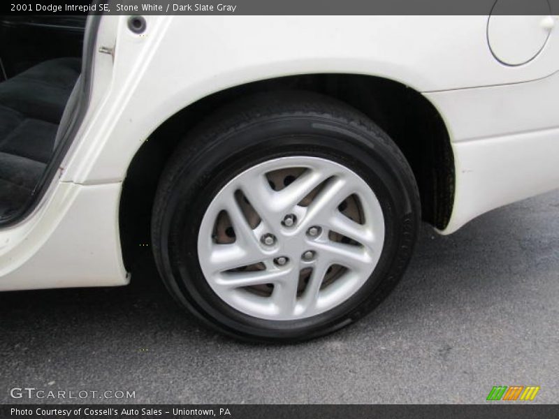 Stone White / Dark Slate Gray 2001 Dodge Intrepid SE