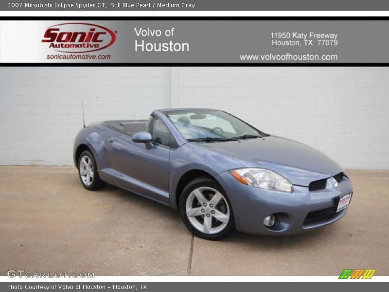 Still Blue Pearl / Medium Gray 2007 Mitsubishi Eclipse Spyder GT