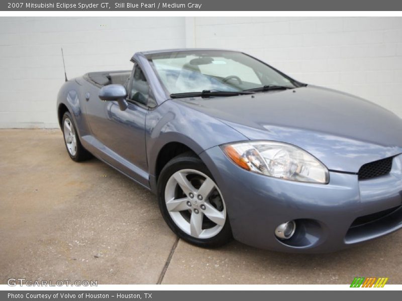 Still Blue Pearl / Medium Gray 2007 Mitsubishi Eclipse Spyder GT