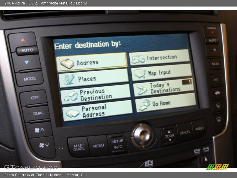 Anthracite Metallic / Ebony 2004 Acura TL 3.2