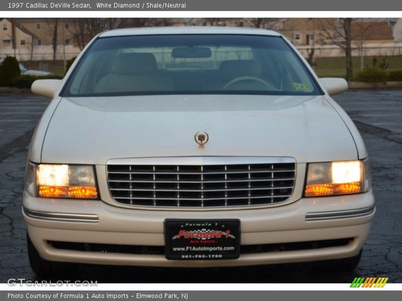 White Diamond / Shale/Neutral 1997 Cadillac DeVille Sedan