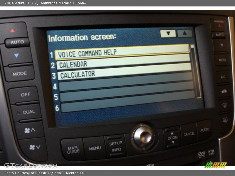 Anthracite Metallic / Ebony 2004 Acura TL 3.2