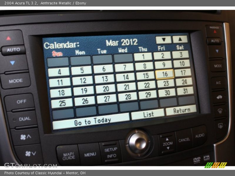 Anthracite Metallic / Ebony 2004 Acura TL 3.2