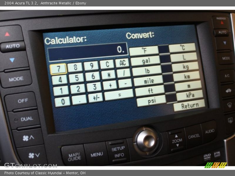 Anthracite Metallic / Ebony 2004 Acura TL 3.2