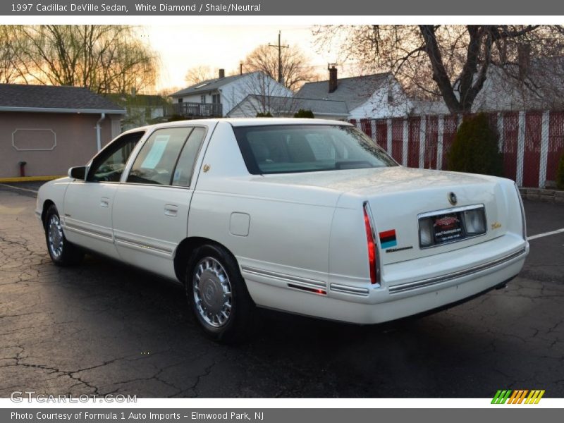 White Diamond / Shale/Neutral 1997 Cadillac DeVille Sedan