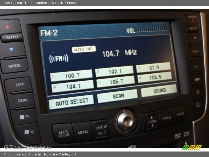Anthracite Metallic / Ebony 2004 Acura TL 3.2