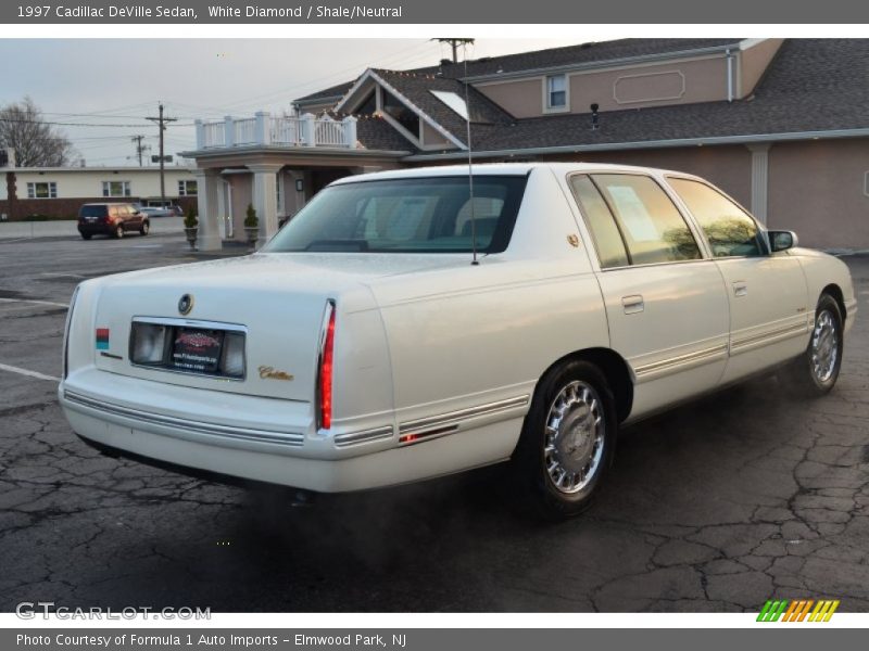 White Diamond / Shale/Neutral 1997 Cadillac DeVille Sedan
