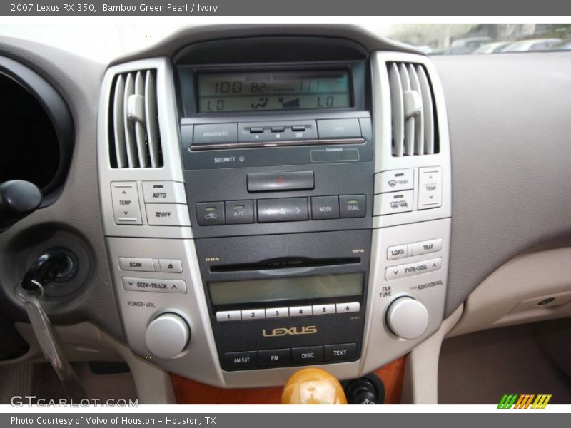 Bamboo Green Pearl / Ivory 2007 Lexus RX 350