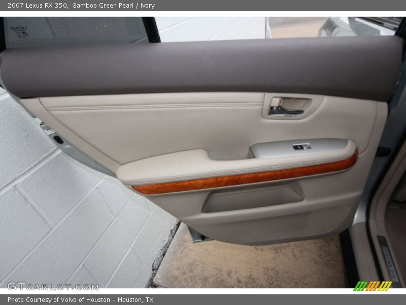Bamboo Green Pearl / Ivory 2007 Lexus RX 350