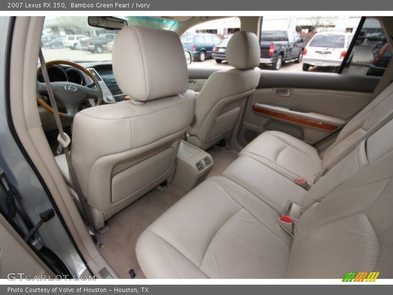 Bamboo Green Pearl / Ivory 2007 Lexus RX 350