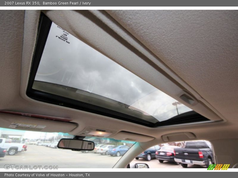 Bamboo Green Pearl / Ivory 2007 Lexus RX 350