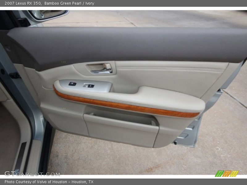 Bamboo Green Pearl / Ivory 2007 Lexus RX 350