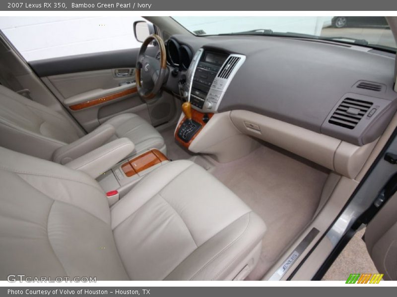 Bamboo Green Pearl / Ivory 2007 Lexus RX 350