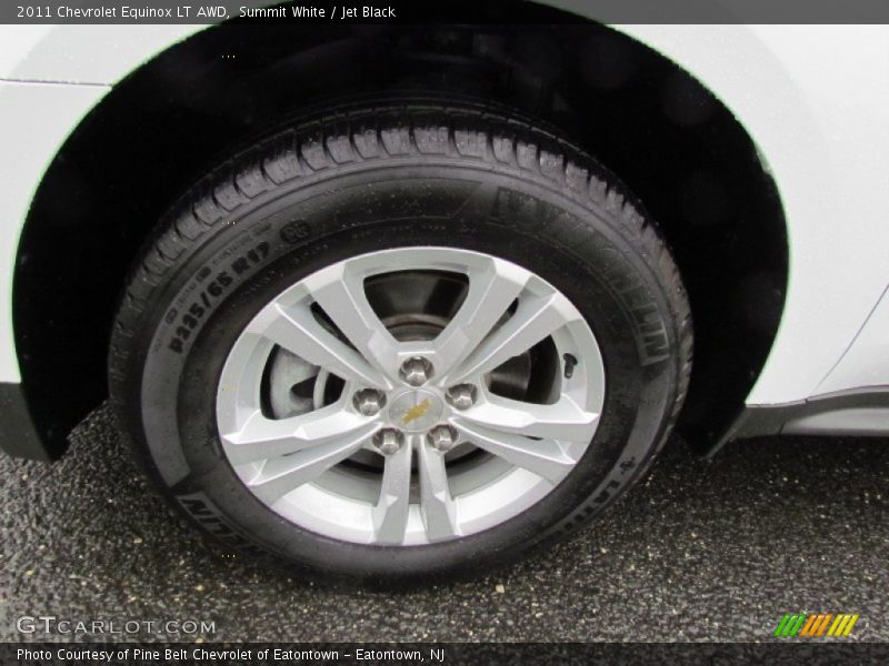 Summit White / Jet Black 2011 Chevrolet Equinox LT AWD