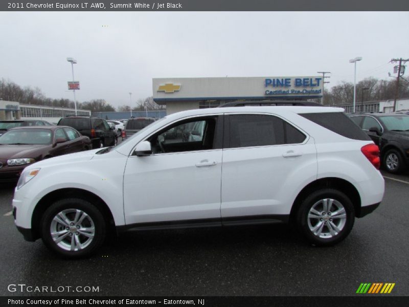Summit White / Jet Black 2011 Chevrolet Equinox LT AWD