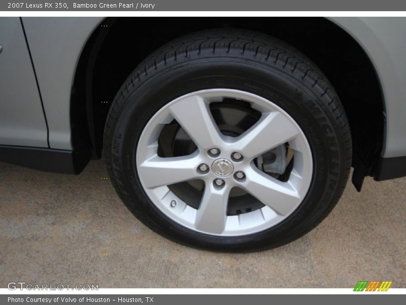 Bamboo Green Pearl / Ivory 2007 Lexus RX 350
