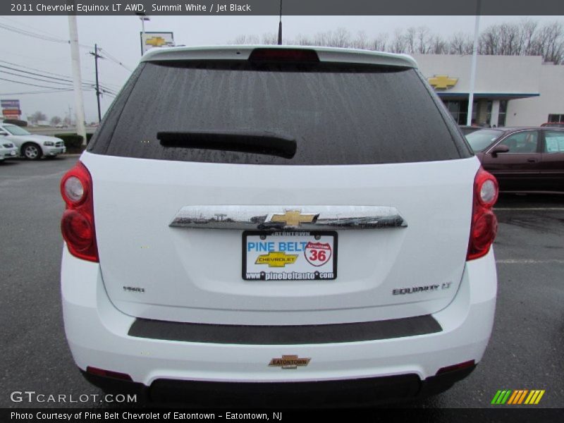 Summit White / Jet Black 2011 Chevrolet Equinox LT AWD