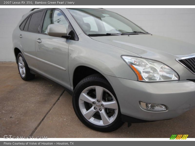 Bamboo Green Pearl / Ivory 2007 Lexus RX 350