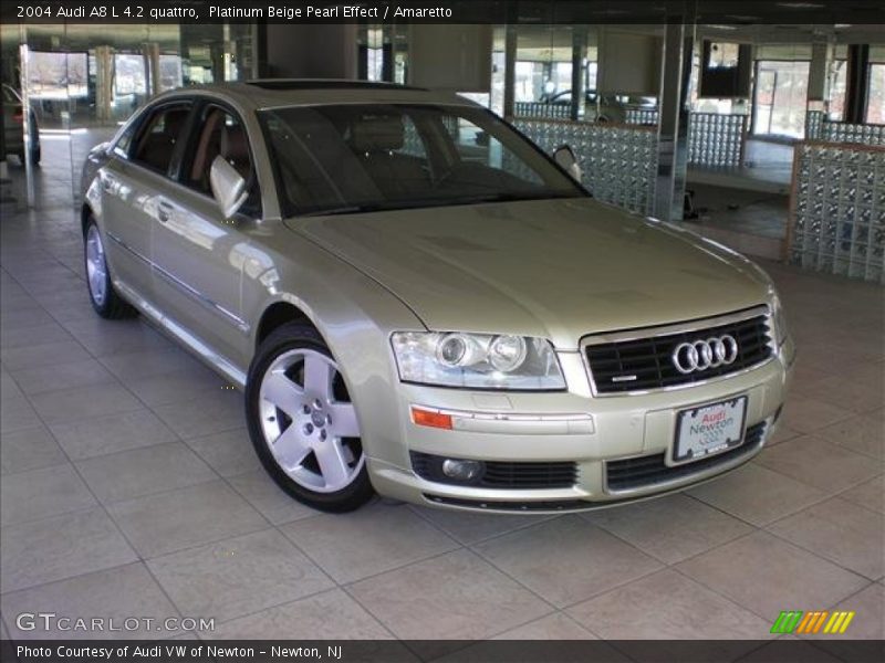 Platinum Beige Pearl Effect / Amaretto 2004 Audi A8 L 4.2 quattro